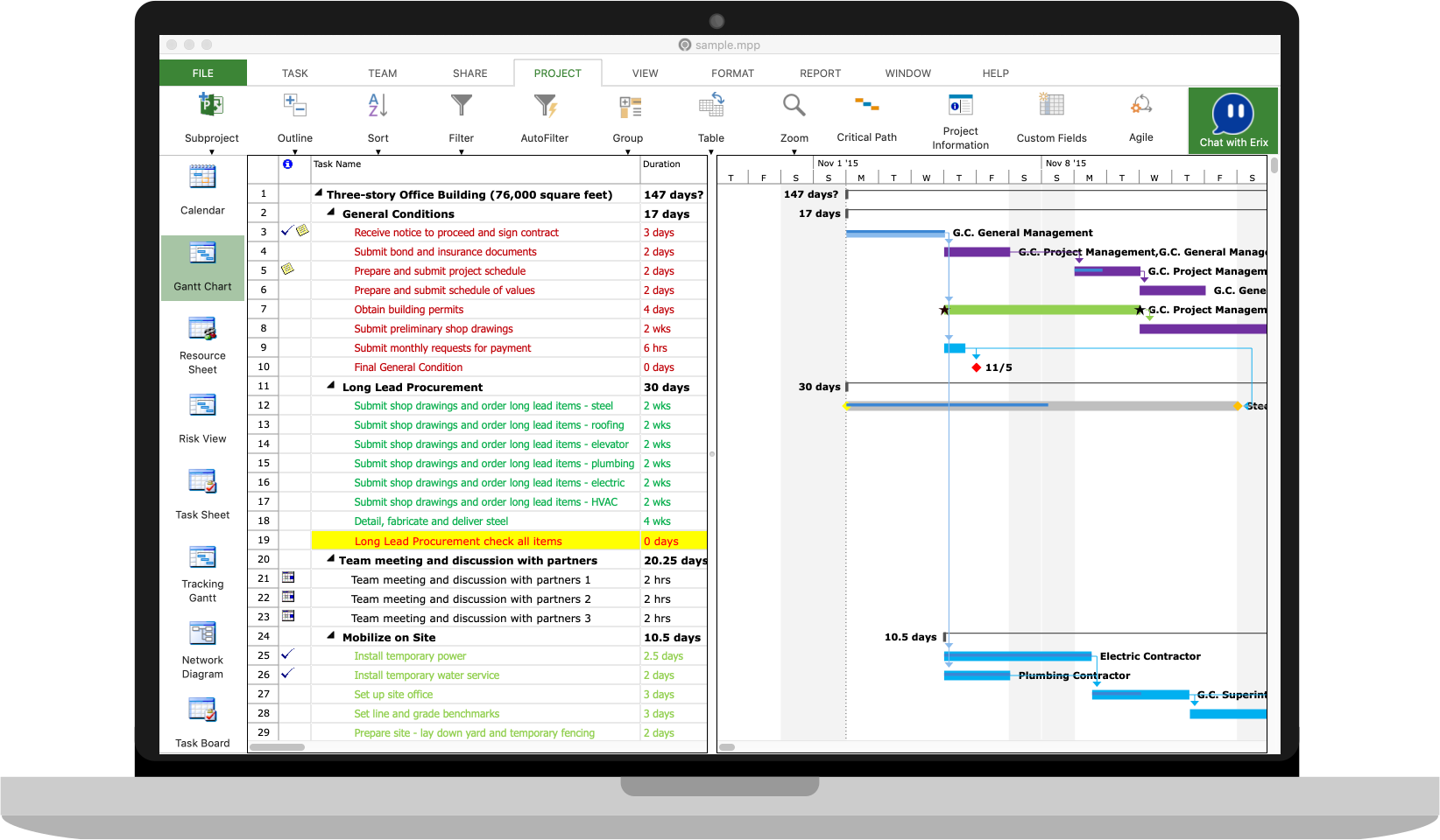 microsoft project for mac book free